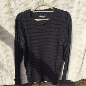 Basic Editions Long Sleeve Striped T-shirt